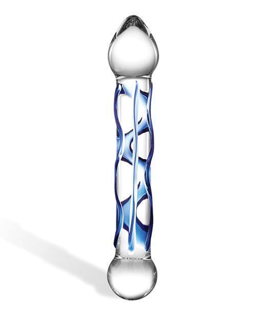 product image,Glas 6.5" Tip Textured Glass Dildo - SEXYEONE 