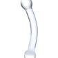 Glas 7" Curved Glass G Spot Stimulator - Clear - SEXYEONE 
