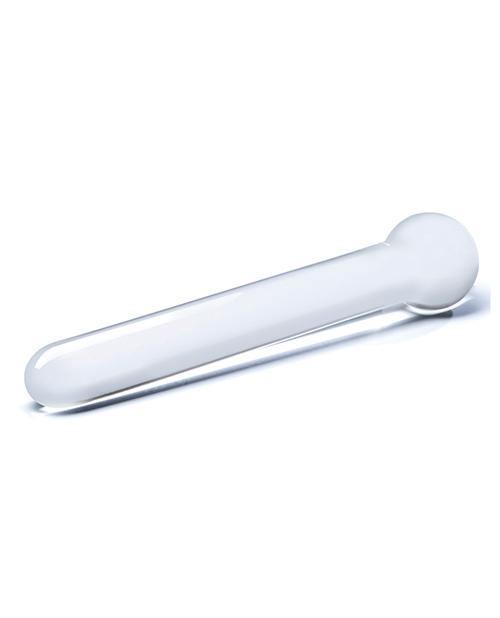 image of product,Glas 7" Straight Glass Dildo - Clear - SEXYEONE 