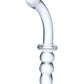 Glas 8" Ribbed G-spot Glass Dildo - SEXYEONE