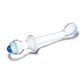 Glas 9.5" Double Play Dual Ended Dildo - Clear - SEXYEONE