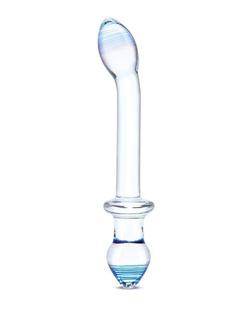 image of product,Glas 9.5" Double Play Dual Ended Dildo - Clear - SEXYEONE