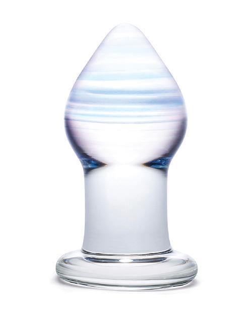 Glas Amethyst Rain Glass Butt Plug - SEXYEONE 