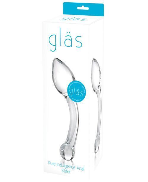 product image, Glas Pure Indulgence Anal Slider - Clear - SEXYEONE 