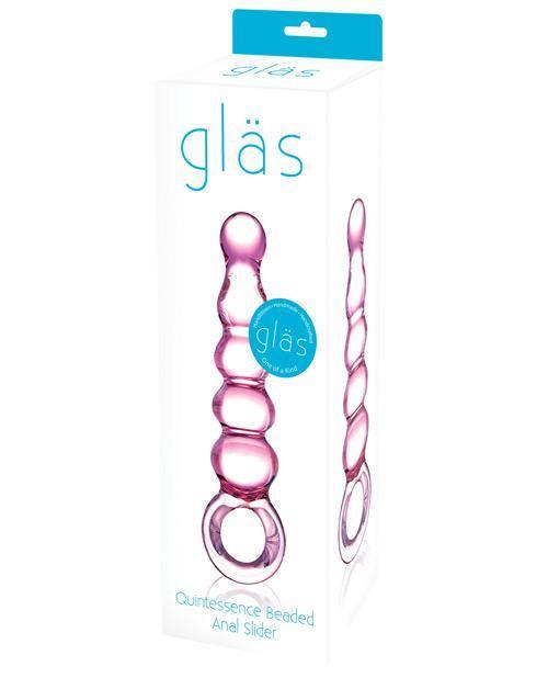 product image, Glas Quintessence Beaded Glass Anal Slider - SEXYEONE