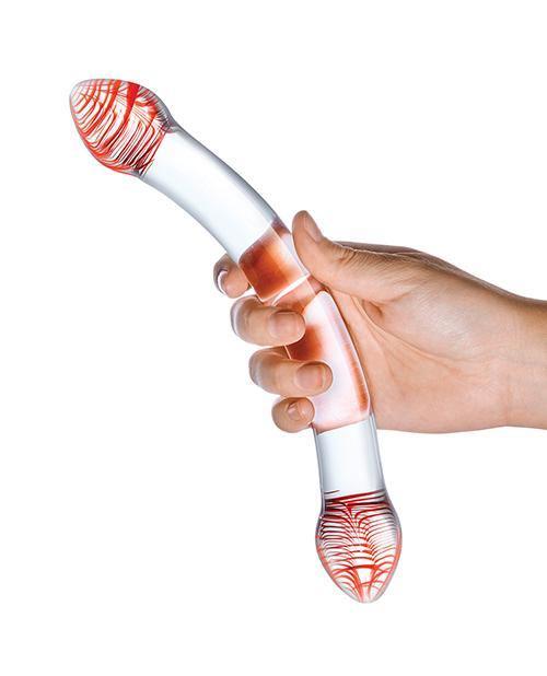 product image,Glas Red Head Double Glass Dildo - SEXYEONE 