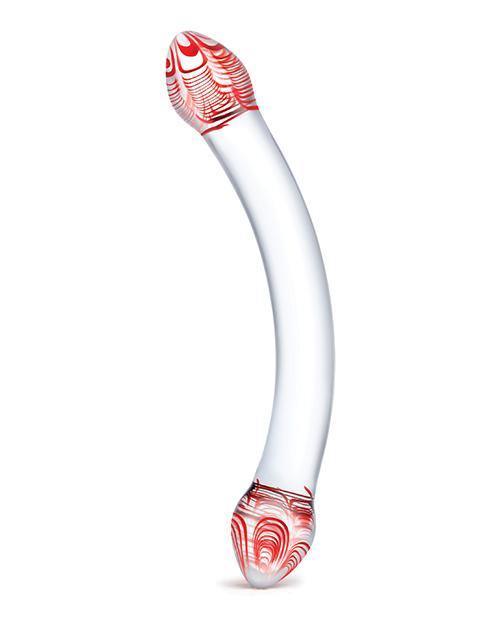 image of product,Glas Red Head Double Glass Dildo - SEXYEONE 