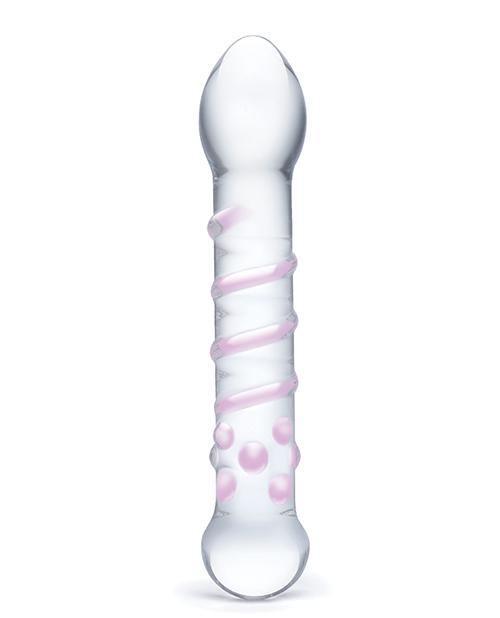 image of product,Glas Spiral Staircase Full Tip Glass Dildo - SEXYEONE 