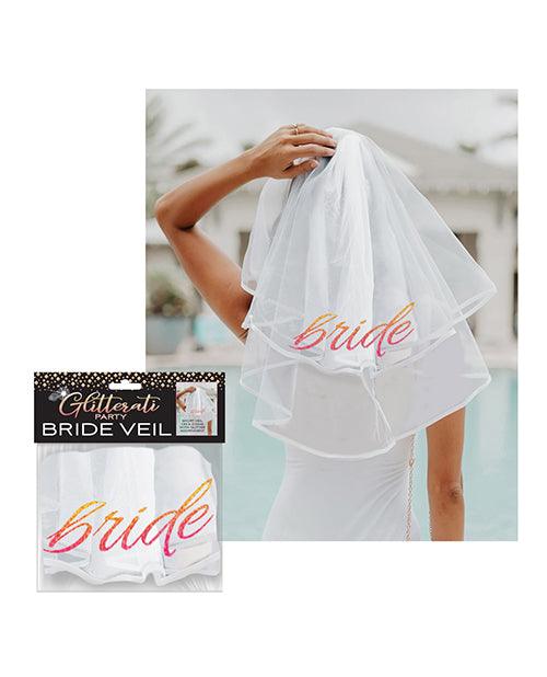 image of product,Glitterati Bride Veil - Rose Gold-white - SEXYEONE