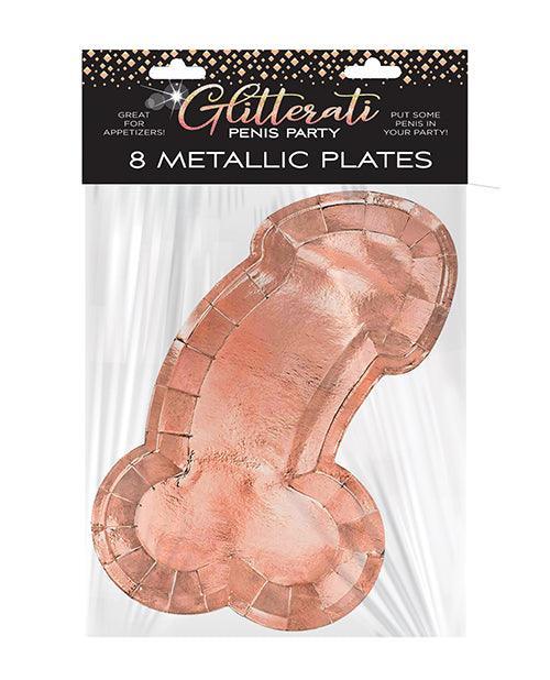 product image, Glitterati Penis Plates - Rose Gold - SEXYEONE