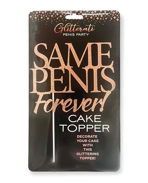 product image, Glitterati Same Penis Forever Cake Topper - SEXYEONE