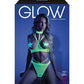 Glow Black Light Harness Open Shelf Bra & Cage Thong (pasties Not Included) - SEXYEONE