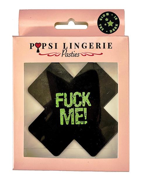 product image, Glow In The Dark Fuck Me Pasties - O/s - SEXYEONE