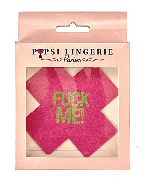 image of product,Glow In The Dark Fuck Me Pasties - O/s - SEXYEONE