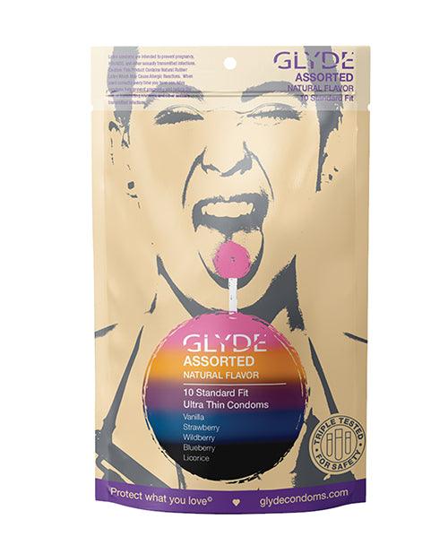 product image, Glyde Assorted Flavors - Pack Of 10 - SEXYEONE