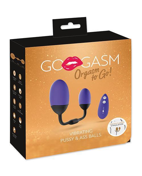 Gogasm Vibrating Pussy & Ass Balls - Purple - SEXYEONE