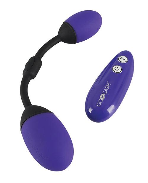 image of product,Gogasm Vibrating Pussy & Ass Balls - Purple - SEXYEONE