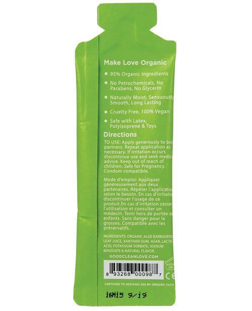 image of product,Good Clean Love Almost Naked Organic Personal Lubricant - 5 Ml Foil - SEXYEONE 