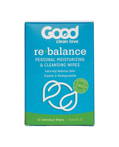 Good Clean Love Rebalance Wipes - Box of 12 - SEXYEONE