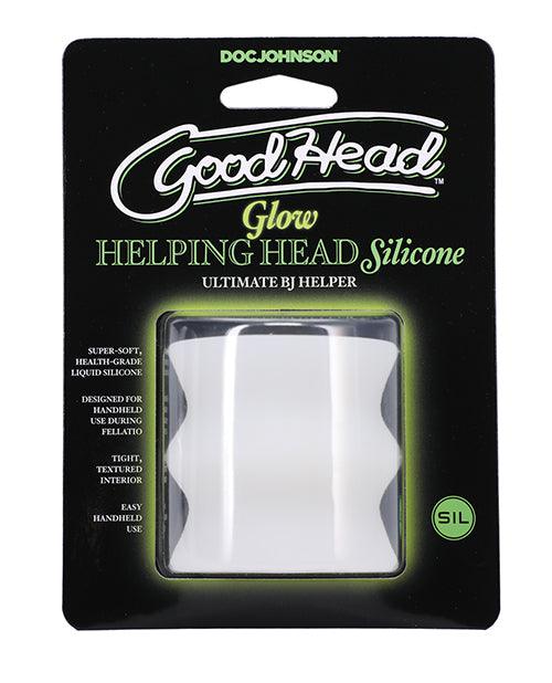 product image, Goodhead Silicone Glow Helping Head - Frost - SEXYEONE