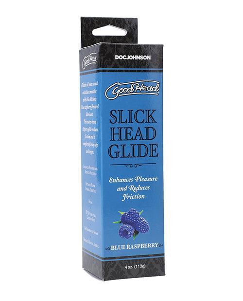 product image, Goodhead Slick Head Glide Boxed - 4 Oz Blue Raspberry - SEXYEONE