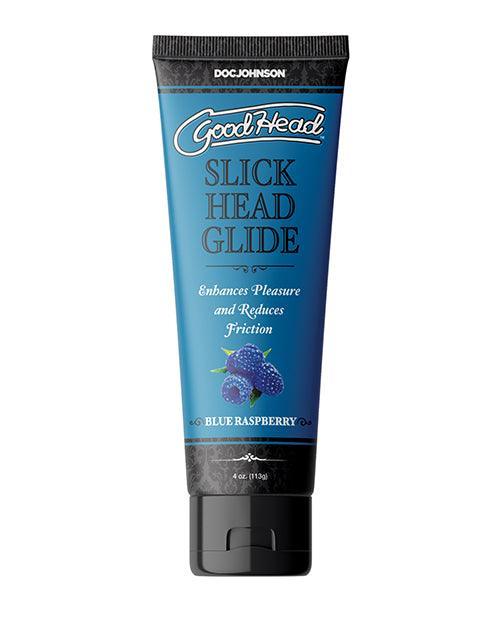 image of product,Goodhead Slick Head Glide Boxed - 4 Oz Blue Raspberry - SEXYEONE