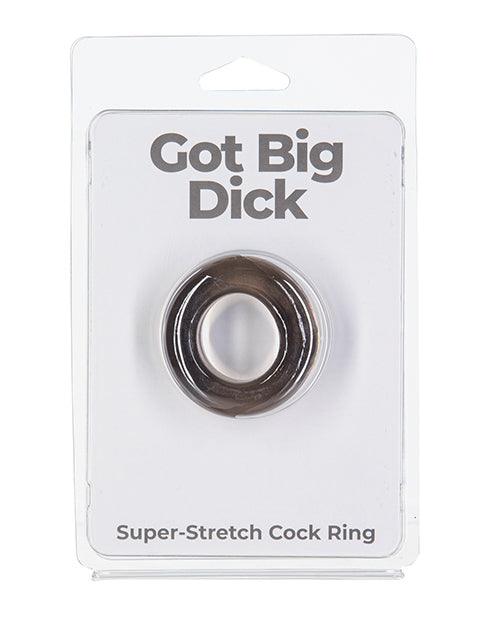 product image, Got Big Dick Single Bumper Ring - Black - SEXYEONE