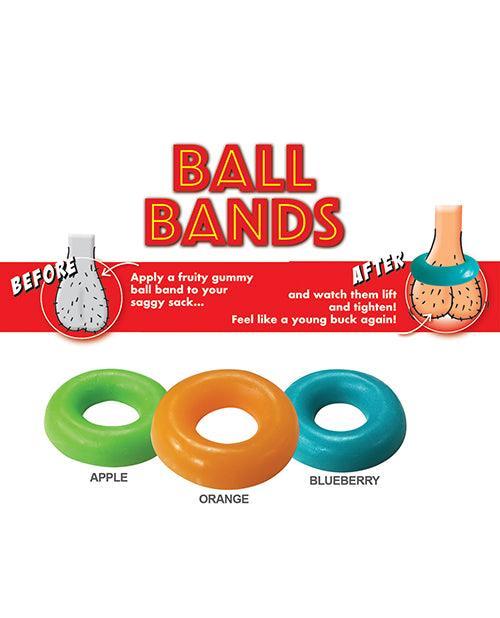 Gummy Ball Bands - 3 Pack Asst. Colors-flavors - SEXYEONE