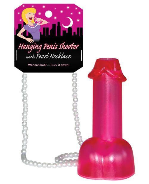 product image, Hanging Penis Shooter W-pearl Necklace - SEXYEONE 