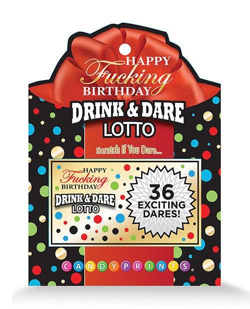 Happy Fucking Birthday Drink & Dare Lotto - SEXYEONE