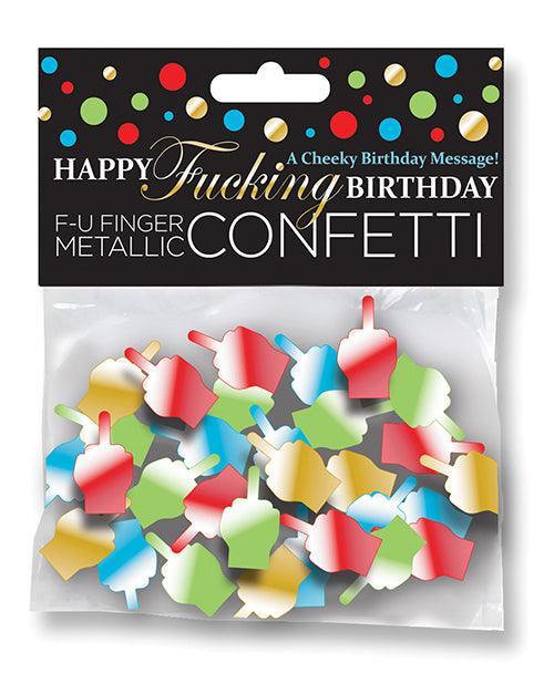 product image, Happy Fucking Birthday Fu Finger Confetti - SEXYEONE