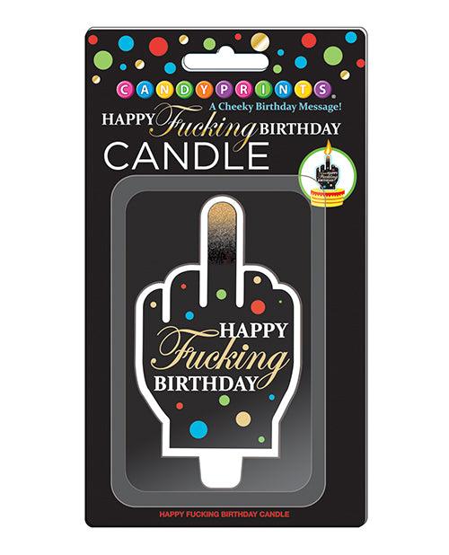 product image, Happy Fucking Birthday Large Fu Candle - SEXYEONE