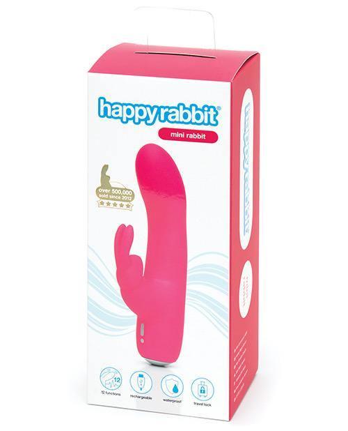 product image, Happy Rabbit Mini Rabbit Rechargeable - Pink - SEXYEONE
