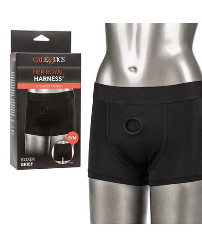 Her Royal Harness Boxer Brief - Black - SEXYEONE