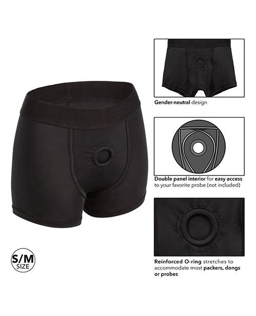 image of product,Her Royal Harness Boxer Brief - Black - SEXYEONE