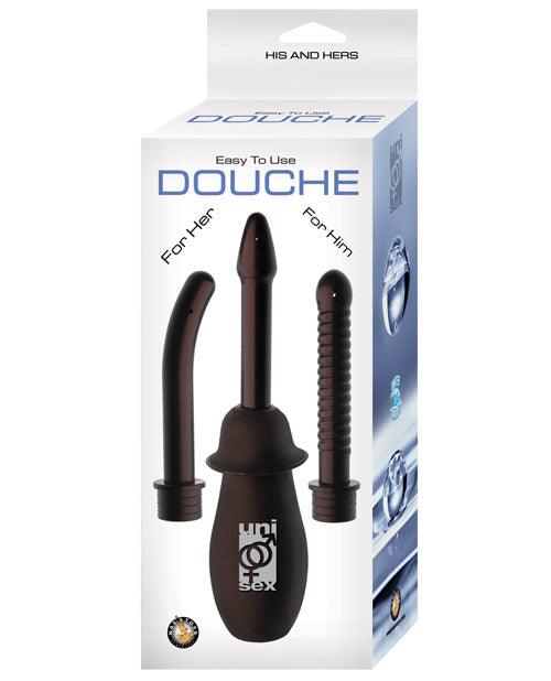 His & Hers Easy To Use Douche - Black - SEXYEONE