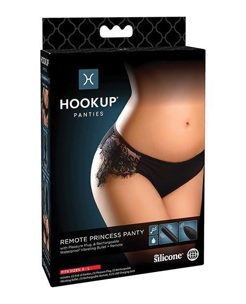 product image, Hookup Panties Remote Princess Panty Black - SEXYEONE 