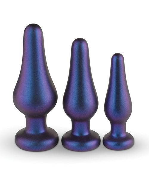 image of product,Hueman Comets Butt Plug Set Of 3 - Purple - SEXYEONE