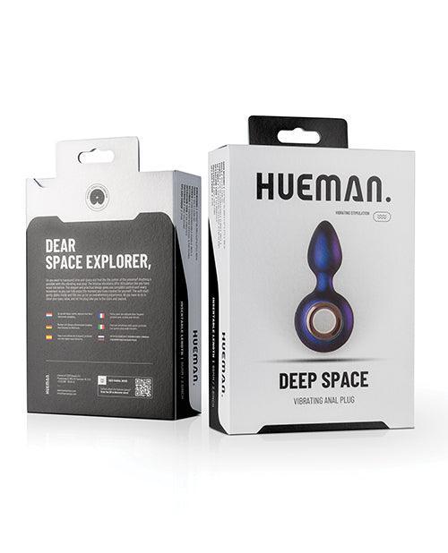 image of product,Hueman Deep Space Vibrating Anal Plug - Purple - SEXYEONE