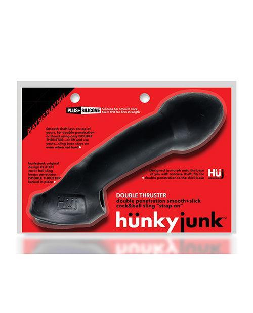 image of product,Hunky Junk Double Thruster Sling - Tar Ice - SEXYEONE