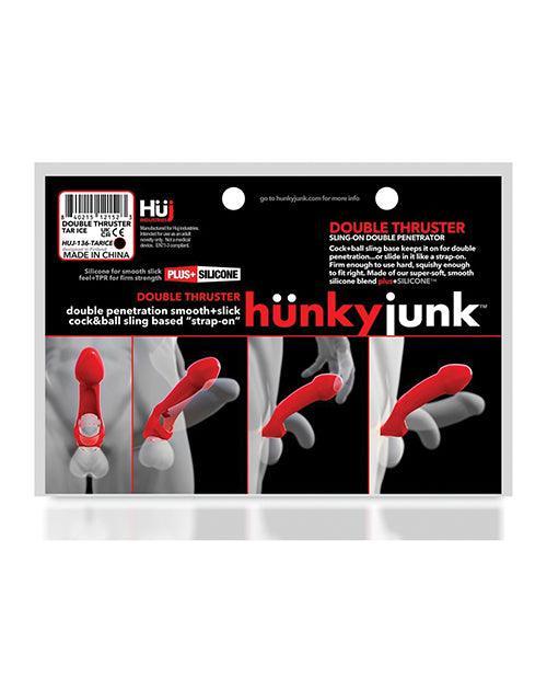 Hunky Junk Double Thruster Sling - Tar Ice - SEXYEONE
