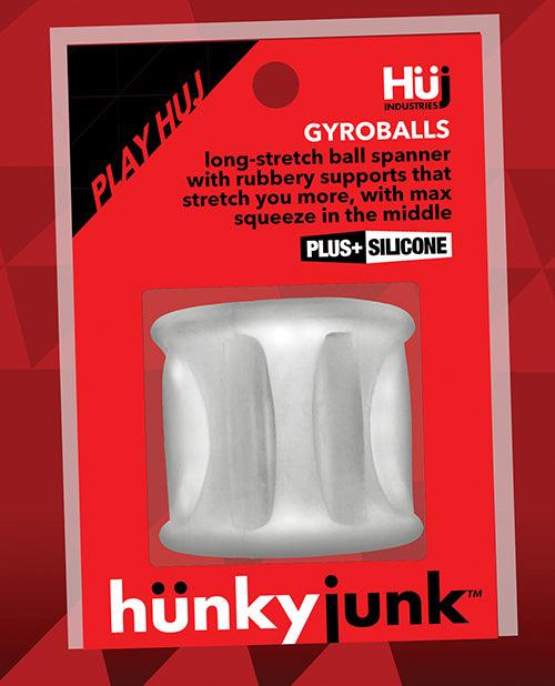 image of product,Hunky Junk Gyroball Ballstretcher - Ice - SEXYEONE