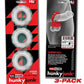 Hunky Junk Super Huj 3 Pack Cockrings - Ice - SEXYEONE