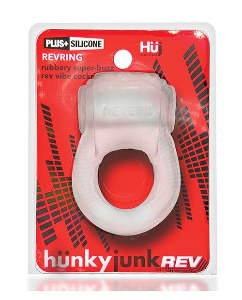 image of product,Hunkyjunk Revring Cock Ring W/vibe - Vibe - SEXYEONE