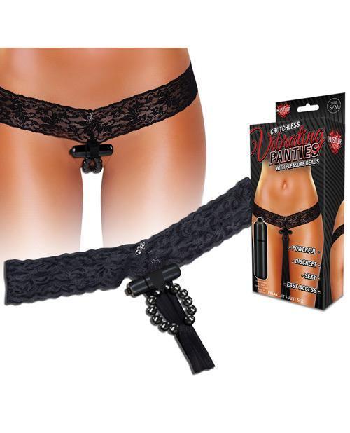product image, "Hustler Vibrating Panties W/hidden Vibe Pocket - SEXYEONE