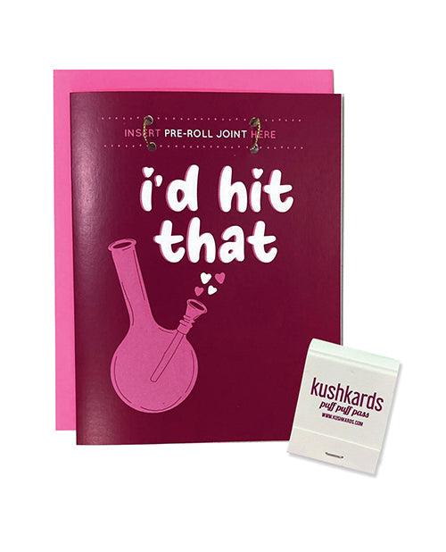 product image, I'd Hit That Greeting Card w/Matchbook - SEXYEONE