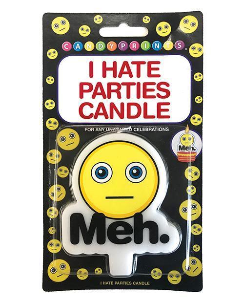 product image, I Hate Parties Candle - Meh - SEXYEONE