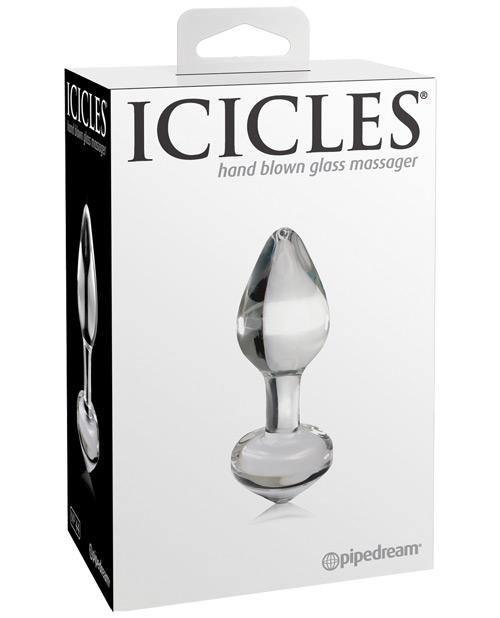 image of product,Icicles No. 44 Hand Blown Glass Butt Plug - SEXYEONE 
