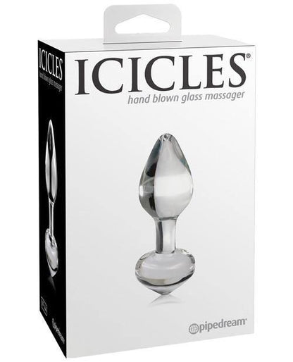 Icicles No. 44 Hand Blown Glass Butt Plug - SEXYEONE 