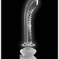Icicles No. 88 Hand Blown Glass G-spot Massager W-suction Cup -  Clear - SEXYEONE